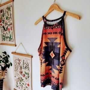 XXLarge - Tribal Print Tank